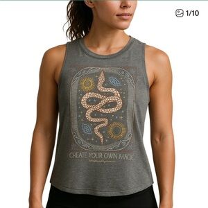 NWOT Spiritual Gangster Jade Muscle Tank, Size S